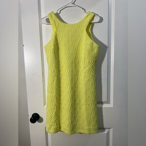 Lilly Pulitzer Neon Yellow Mini Dress
